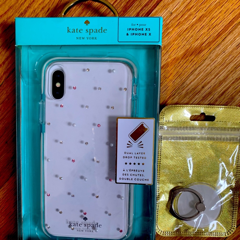 Kate Spade iPhone XS/X defensive hard shell case